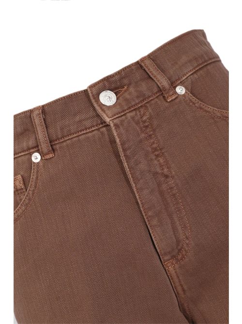 Pantalone Dora in bull di cotone Nine in the morning | 9SS26 DAA10MOCHA